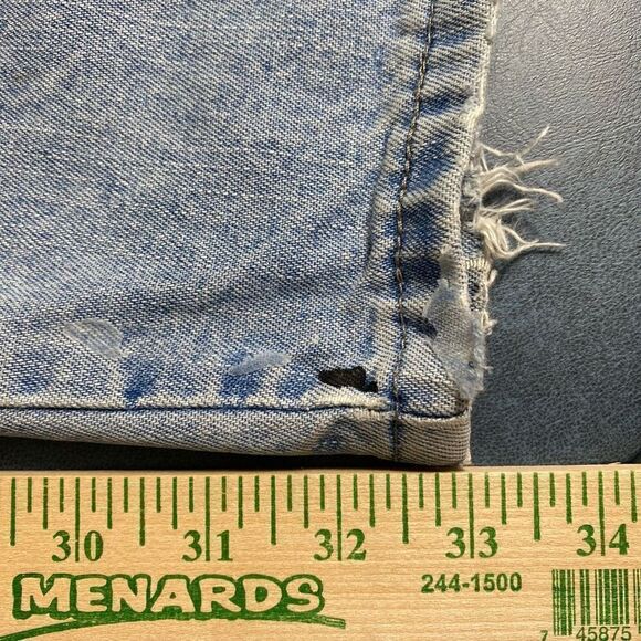 Wrangler Faith Bratz Custom Hand Painted Rigid Denim Jeans Size 38x34 - Picture 4 of 12